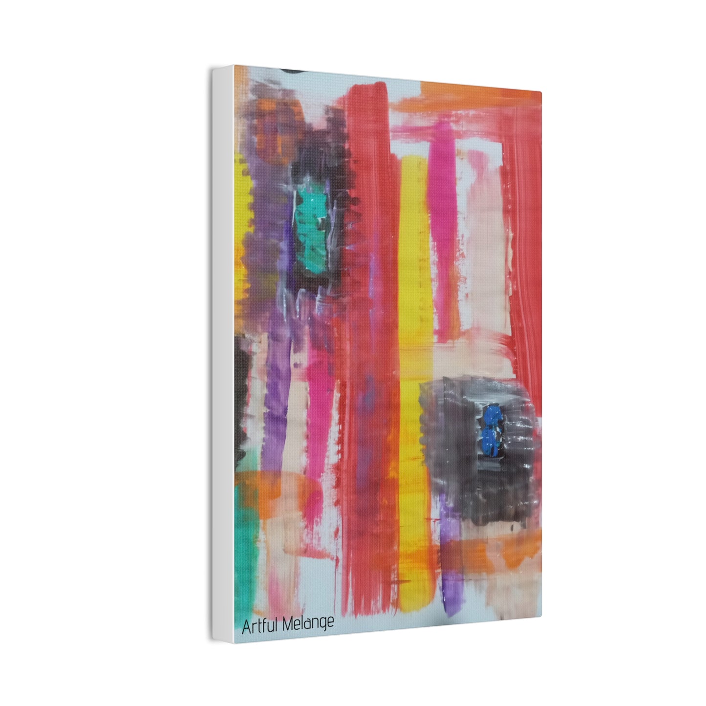 Primary Elegance: A Symphony of Sophistication Canvas Print