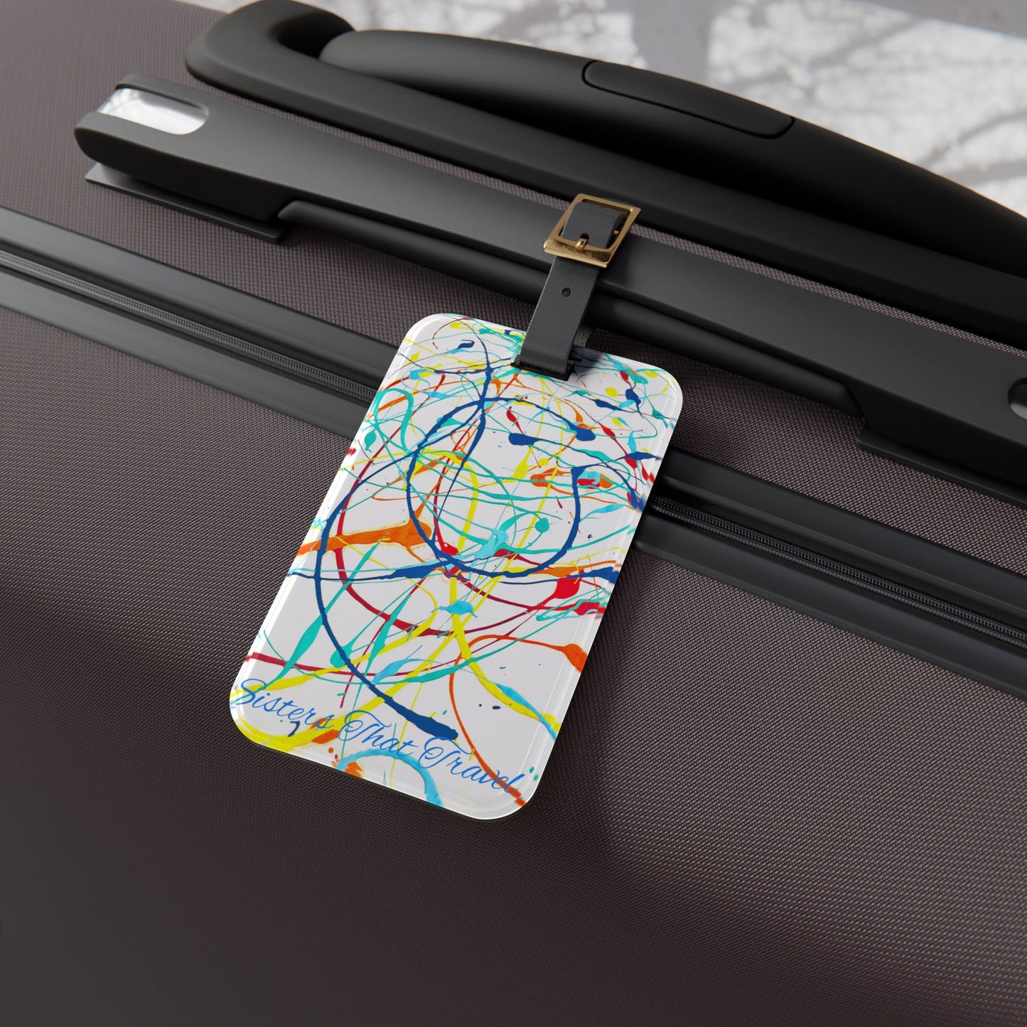 Art Voyage Sisters That Travel Luggage Tag Collection