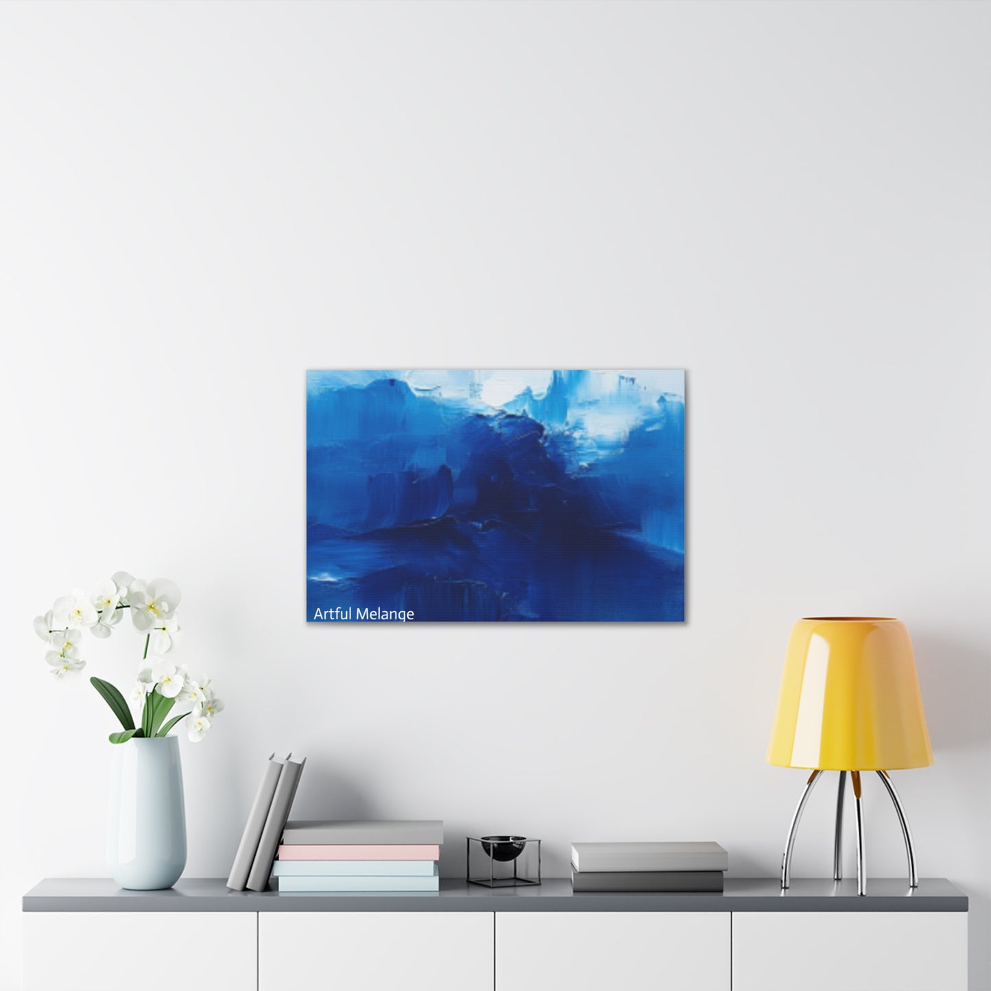 Acrylic Abstract Canvas Print - Richly Textured Artistry