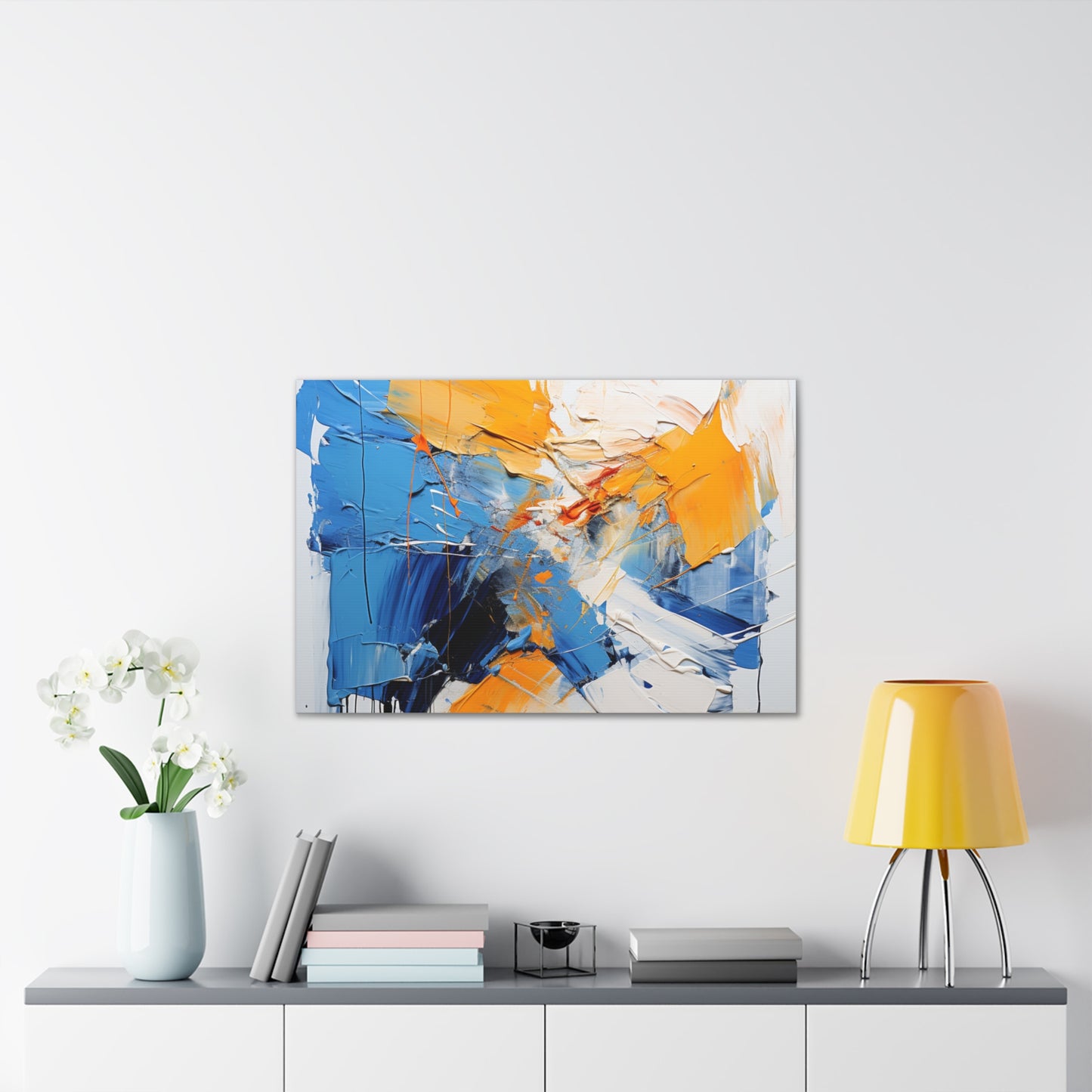 Copy of Timeless Elegance: Refined Vibrant Hues Canvas Print for Sophisticated Living Spaces