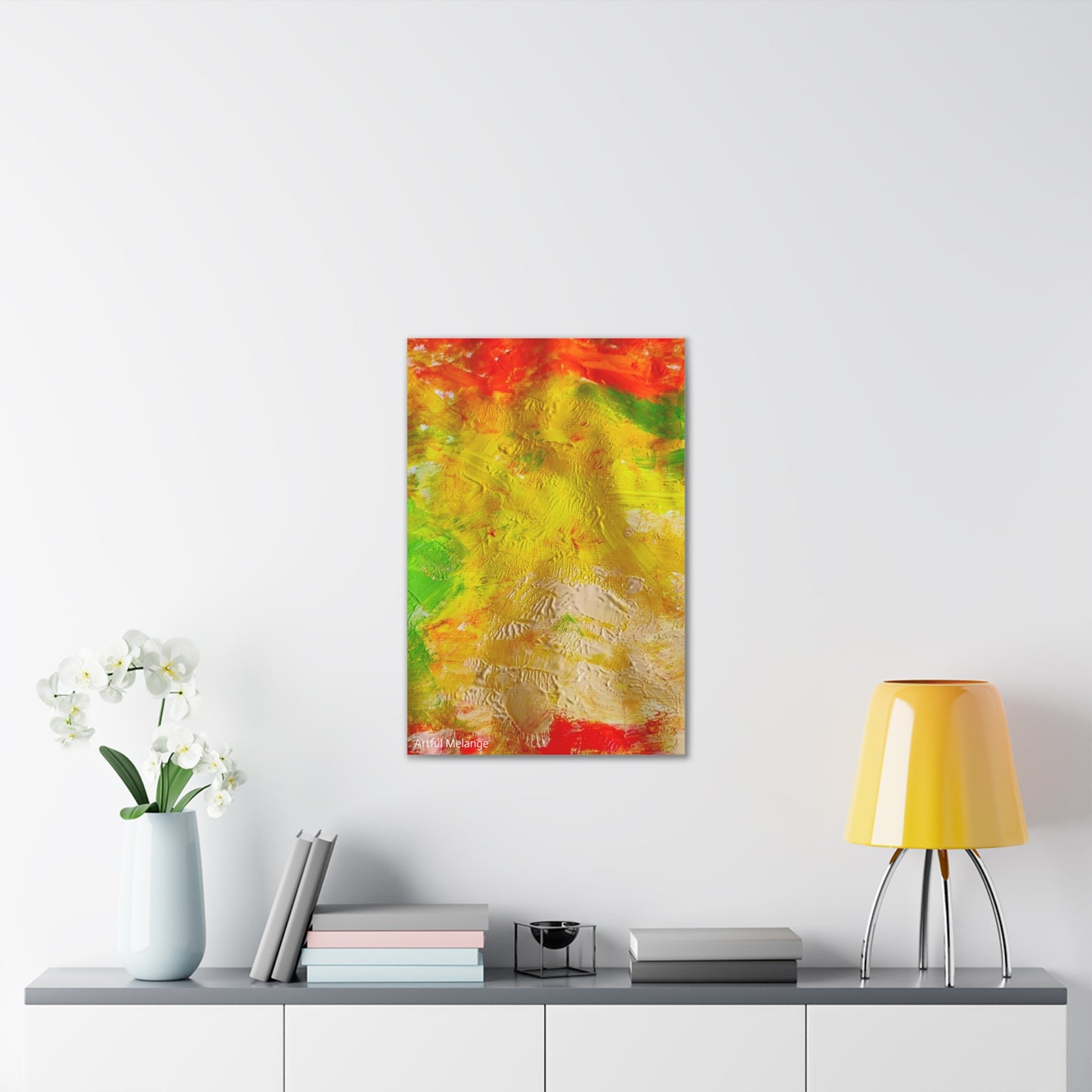 Acrylic Abstract Canvas Print - Richly Textured Artistry