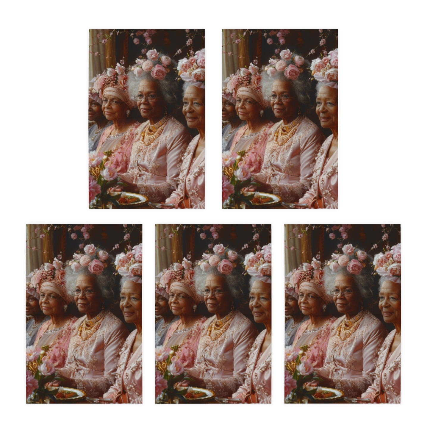 Mimosas and Melanin Note Card Set (5-Pack)