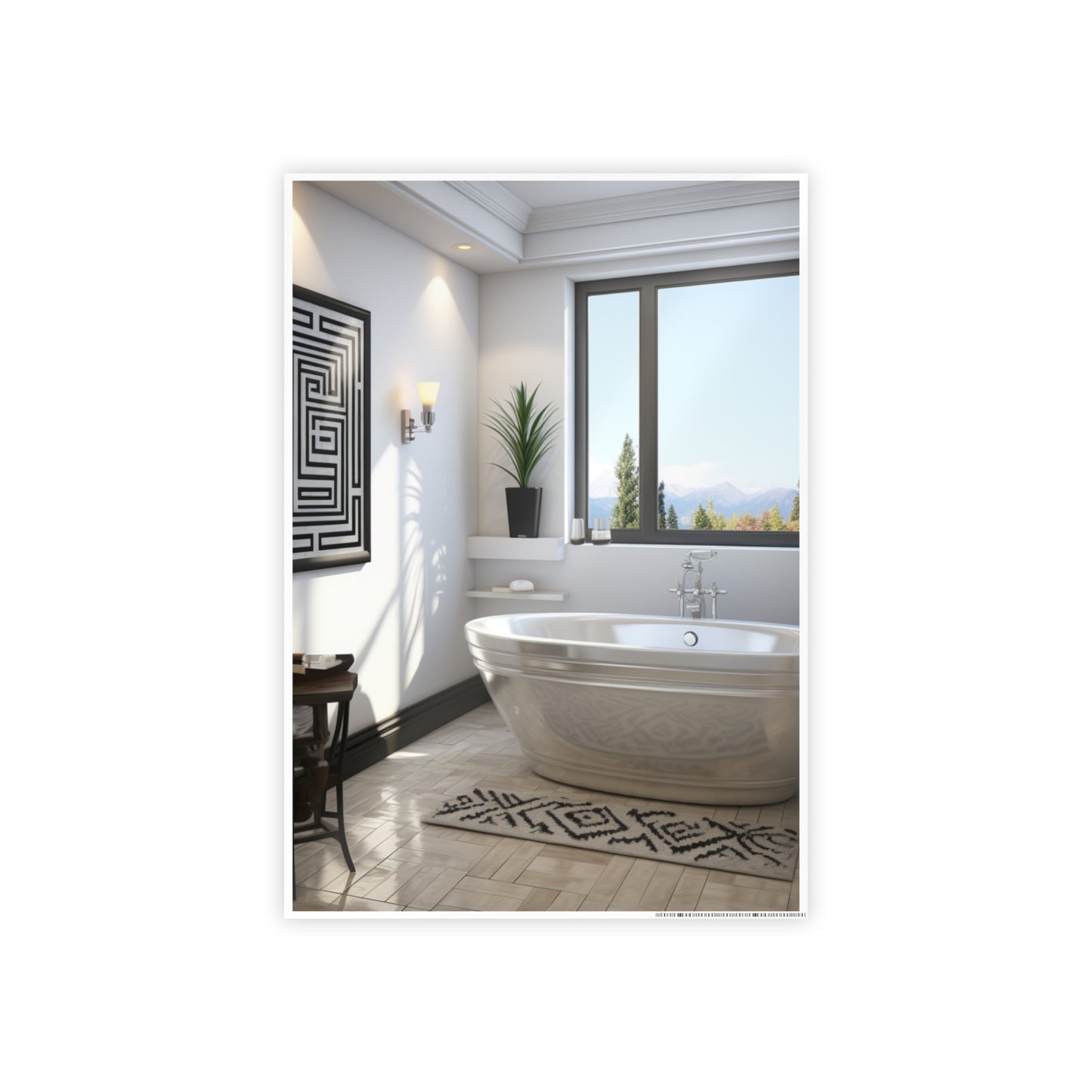 Cultural Elegance Bathscapes Poster Art