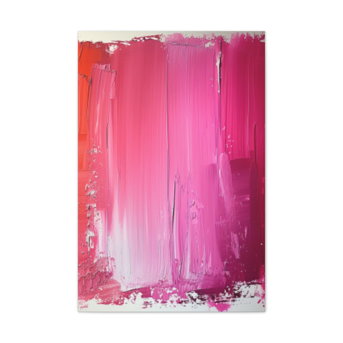 In The Pink: A Symphony of Sophistication Canvas Print