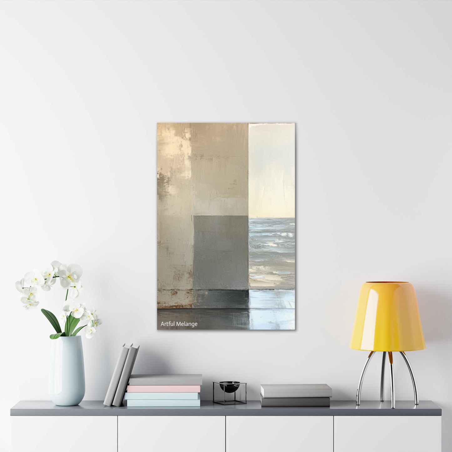Acrylic Abstract Canvas Print - Richly Textured Artistry