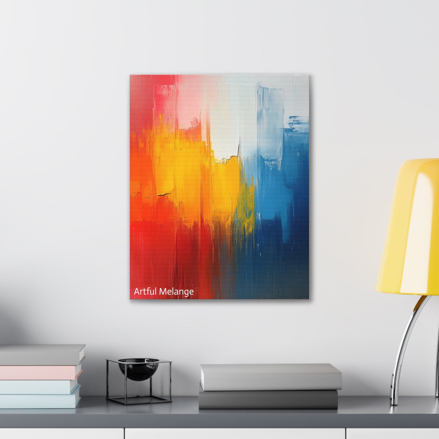 Acrylic Abstract Canvas Print - Richly Textured Artistry