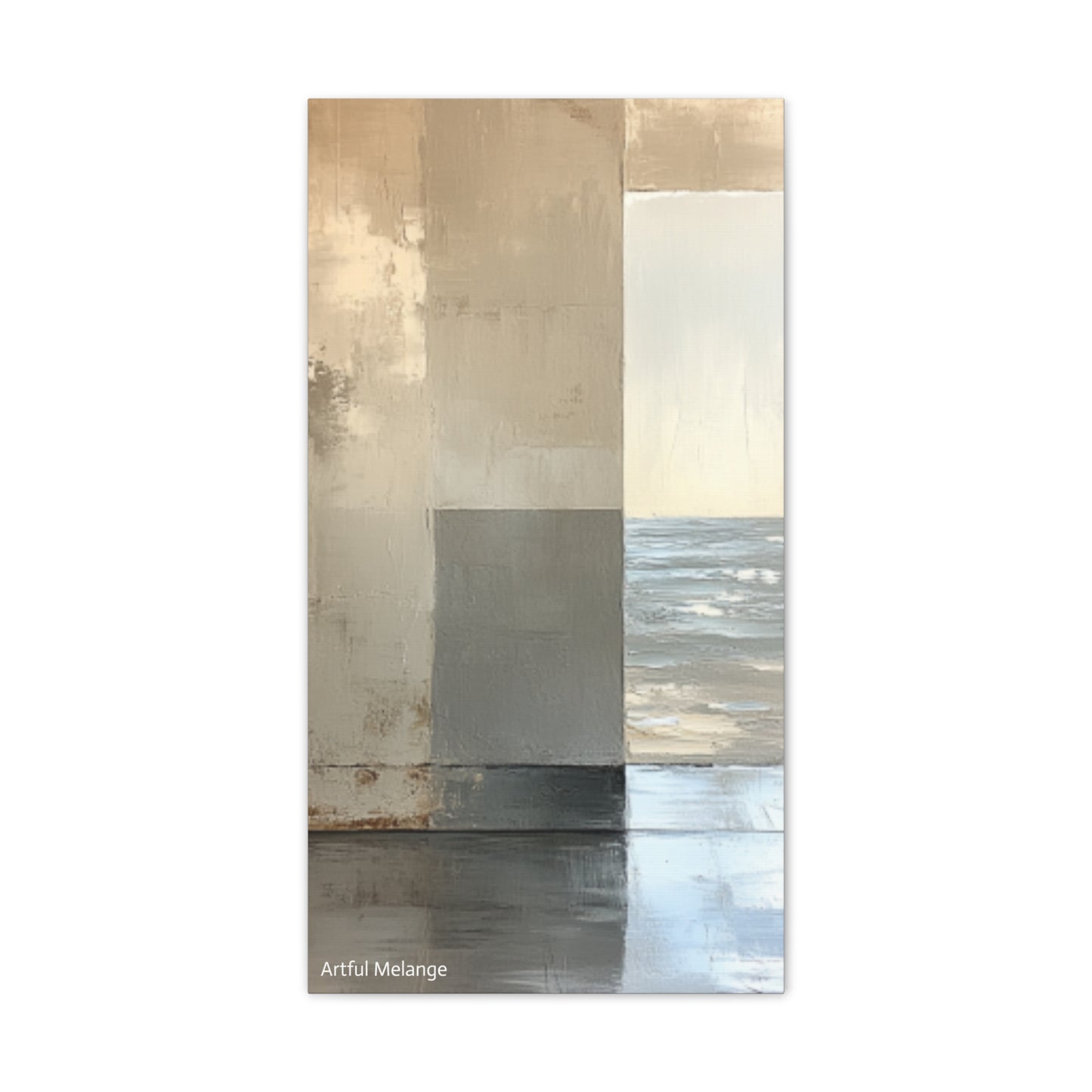 Acrylic Abstract Canvas Print - Richly Textured Artistry