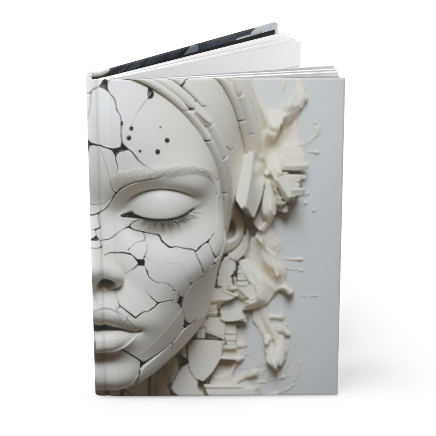 Elegance In Black: Melanated Hardcover Journal