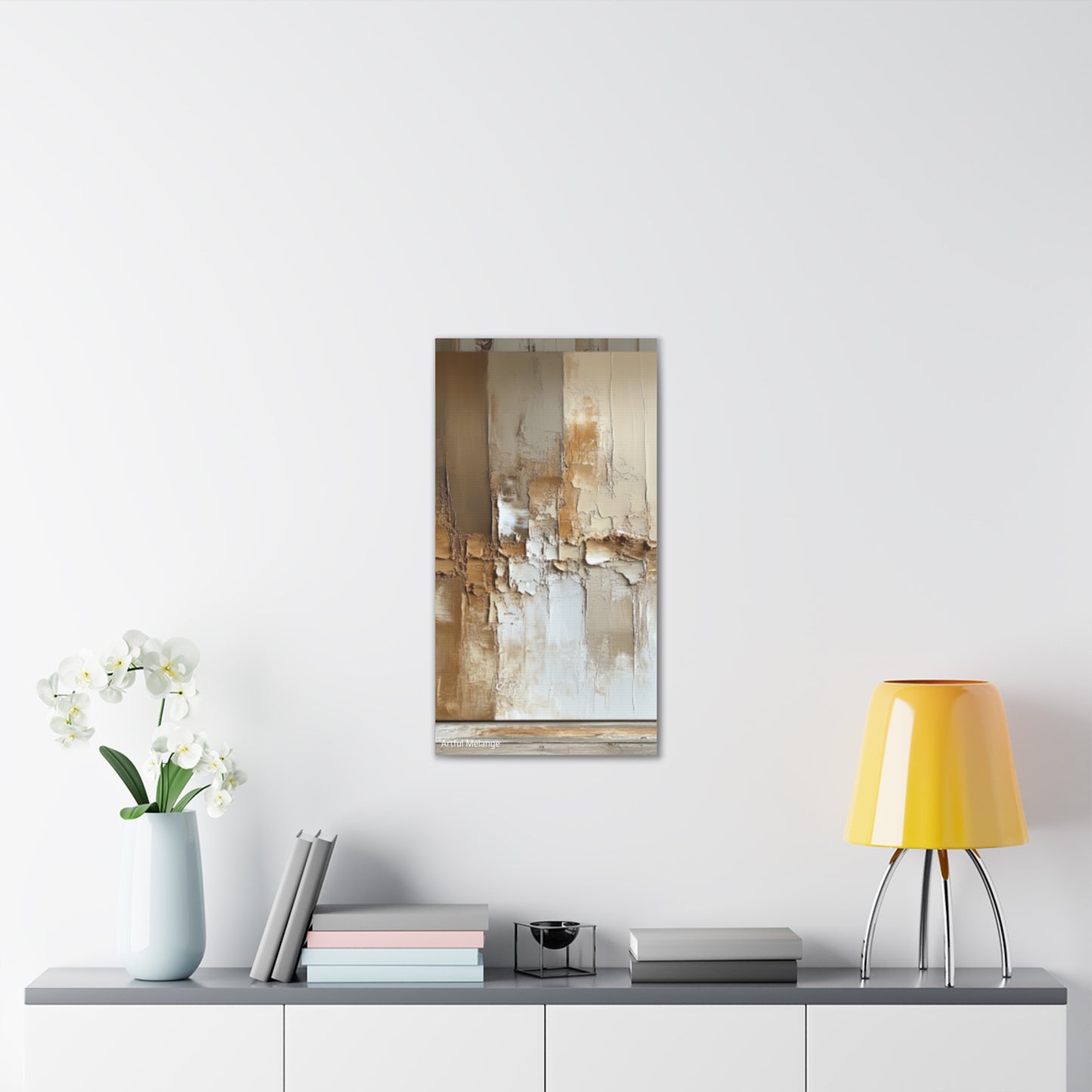 Acrylic Abstract Canvas Print - Richly Textured Artistry
