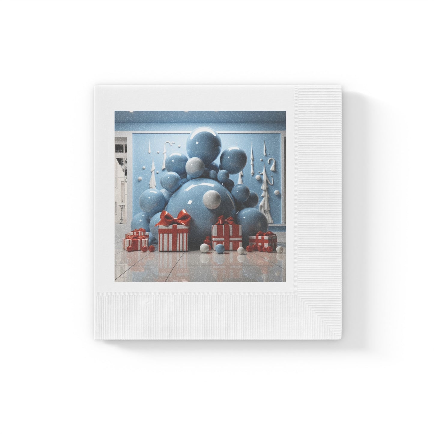 Dynamic Holiday Napkins for Sophisticated Living Spaces
