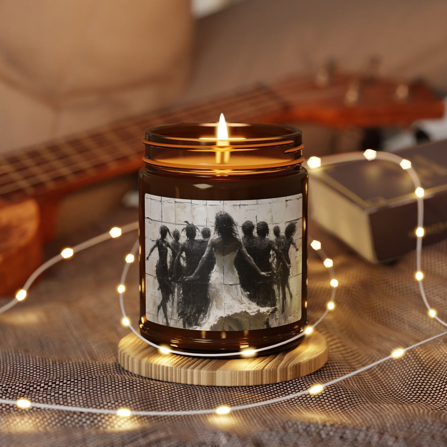 Harmony and Soul Scented Black Excellence Soy Candle 4