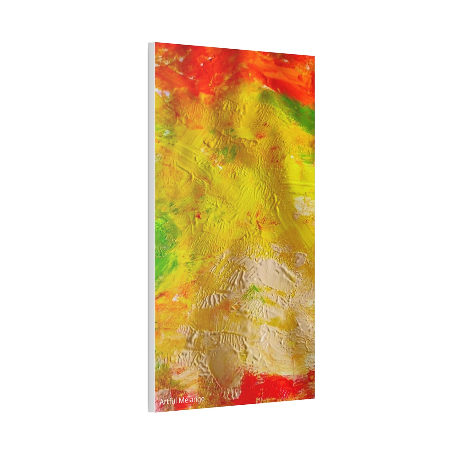Acrylic Abstract Canvas Print - Richly Textured Artistry