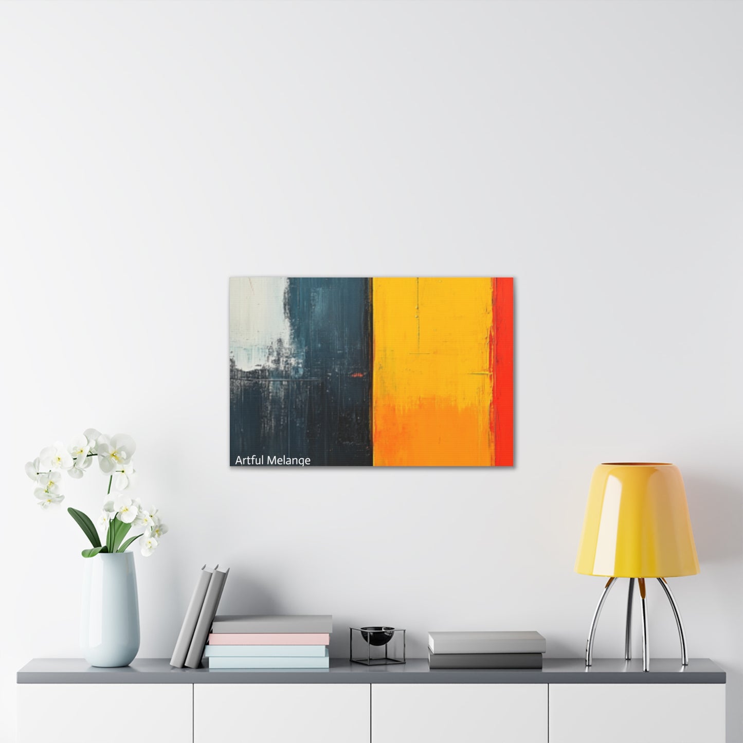 Acrylic Abstract Canvas Print - Richly Textured Artistry