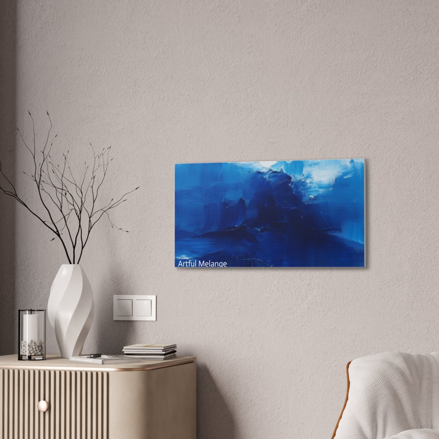 Acrylic Abstract Canvas Print - Richly Textured Artistry