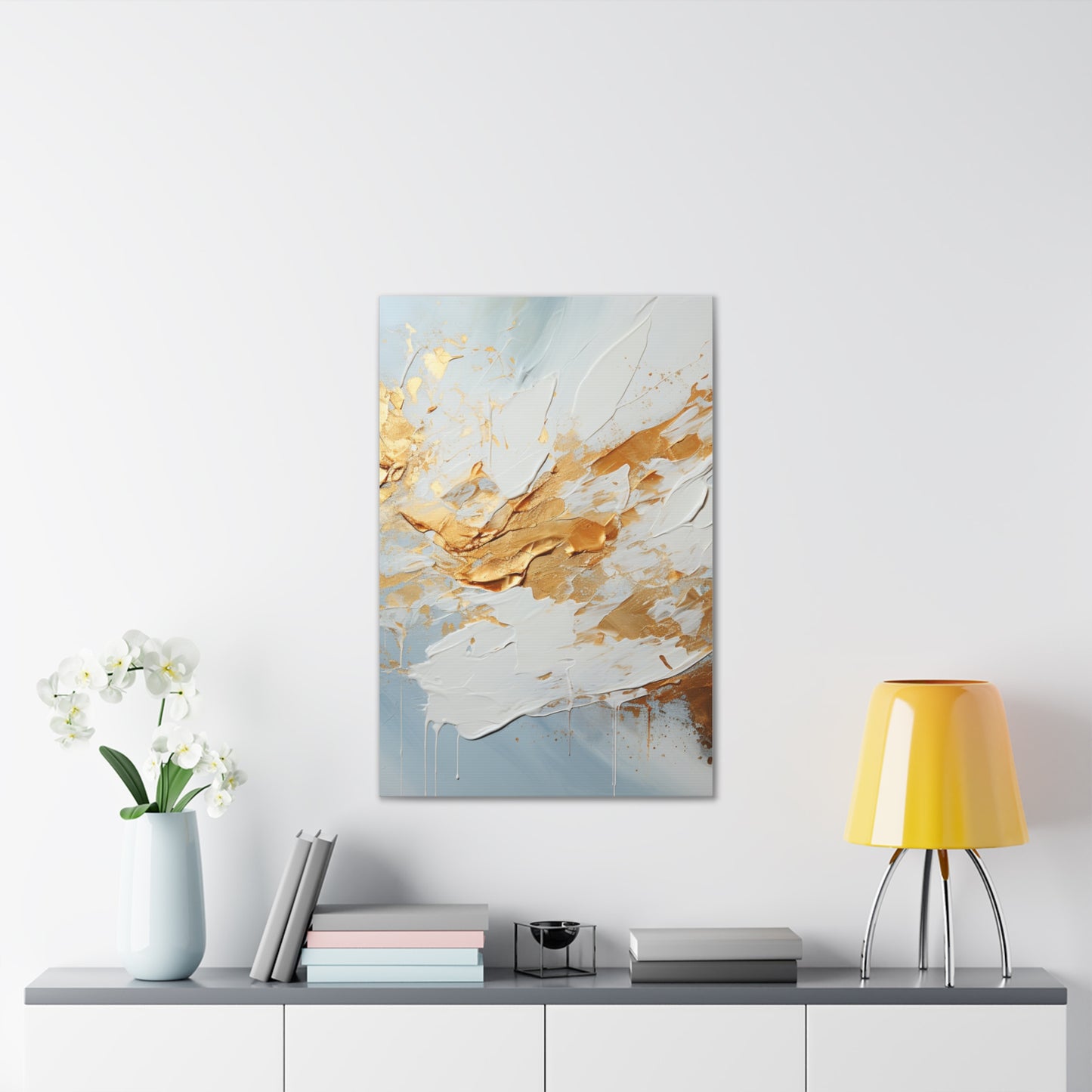 Acrylic Abstract Canvas Print - Richly Textured Artistry