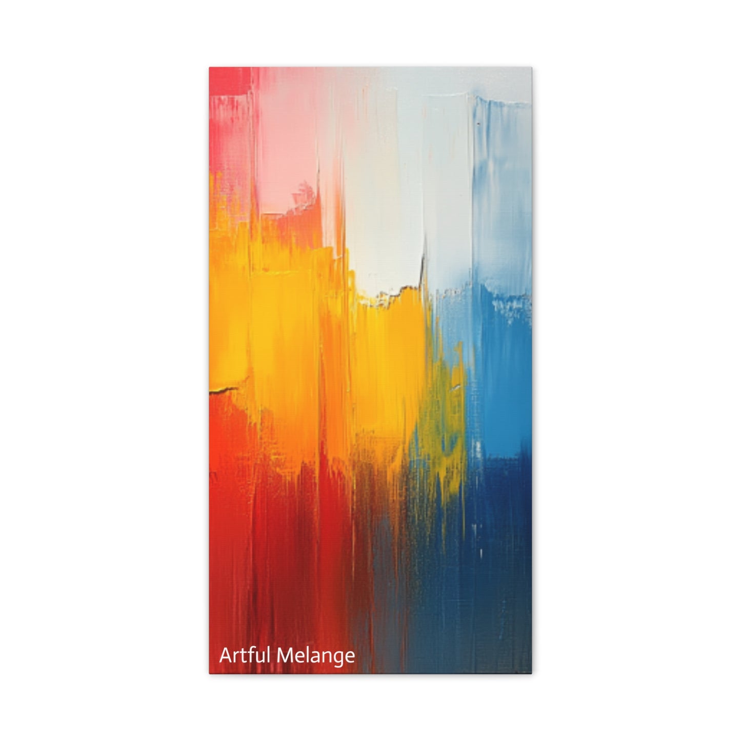Acrylic Abstract Canvas Print - Richly Textured Artistry