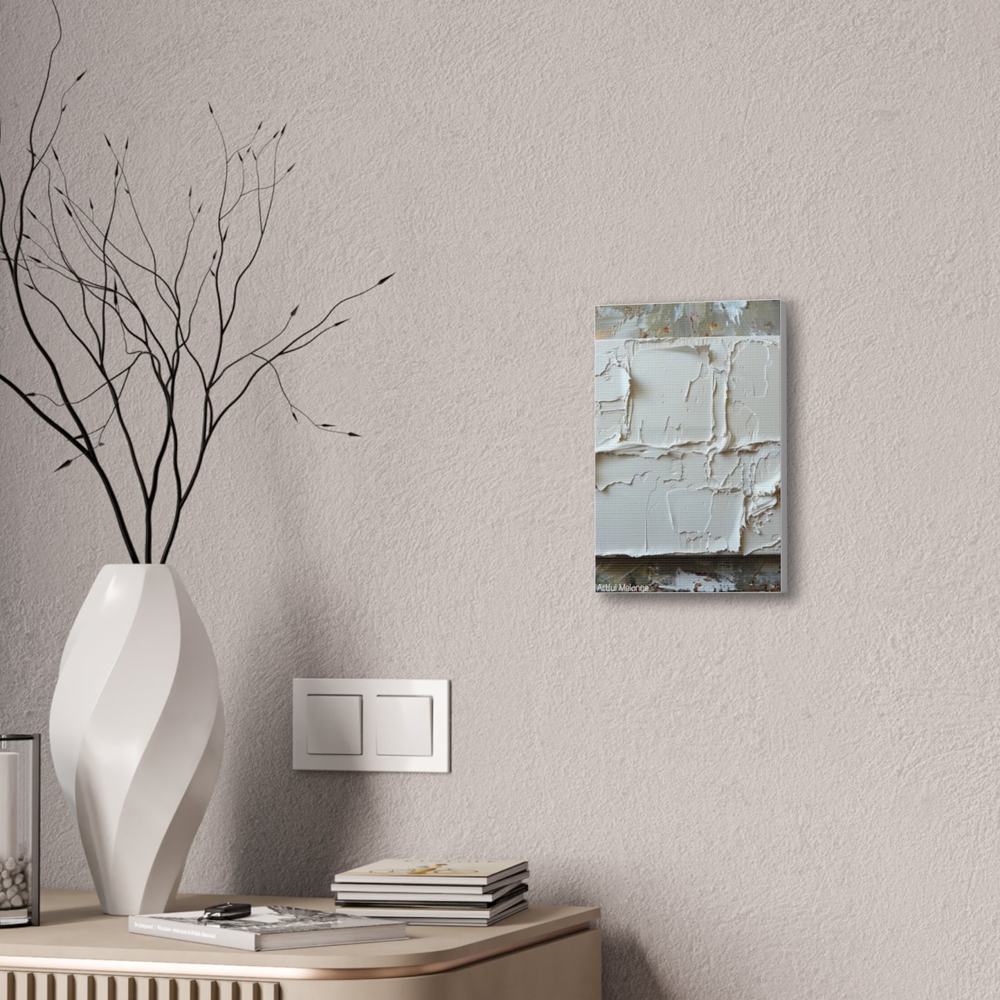 Primary Elegance: A Symphony of Sophistication Canvas Print