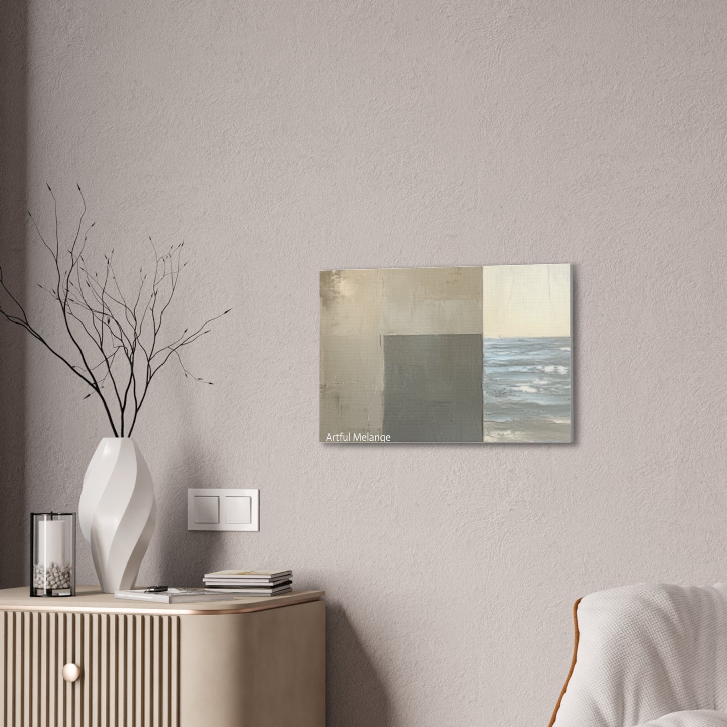 Acrylic Abstract Canvas Print - Richly Textured Artistry