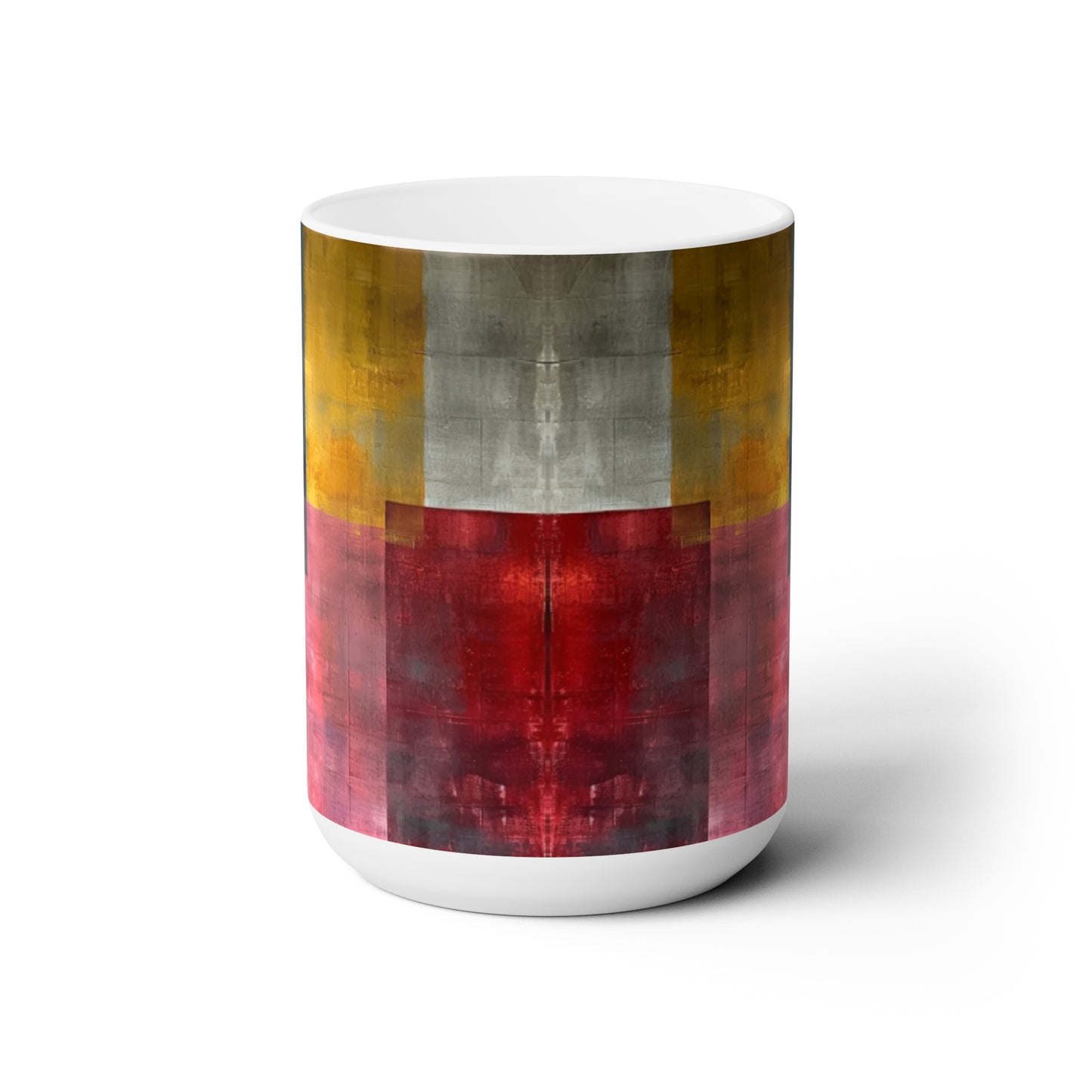 Artsy Abstract Ceramic Mug 15oz