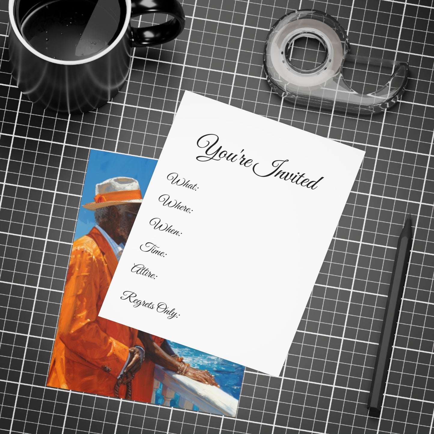 Sail & Celebrate: A Day of Elegance Yacht/Boat Party Invitation Bundles (envelopes included)