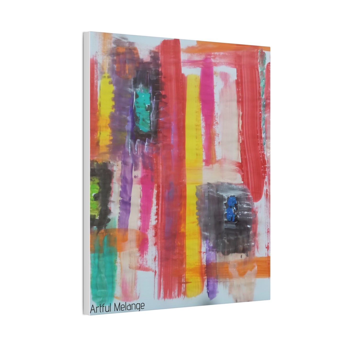 Primary Elegance: A Symphony of Sophistication Canvas Print