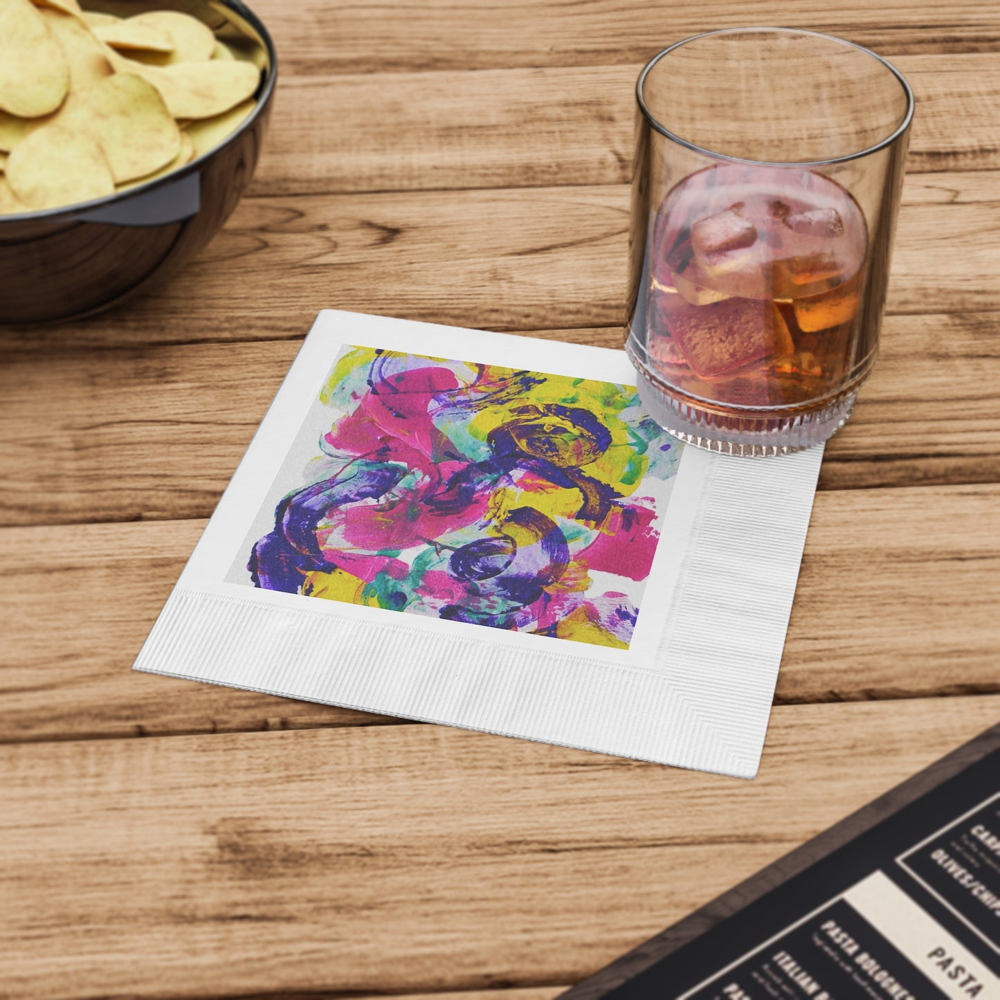 ChromaBlend™ Artistry Abstract Art Napkins”