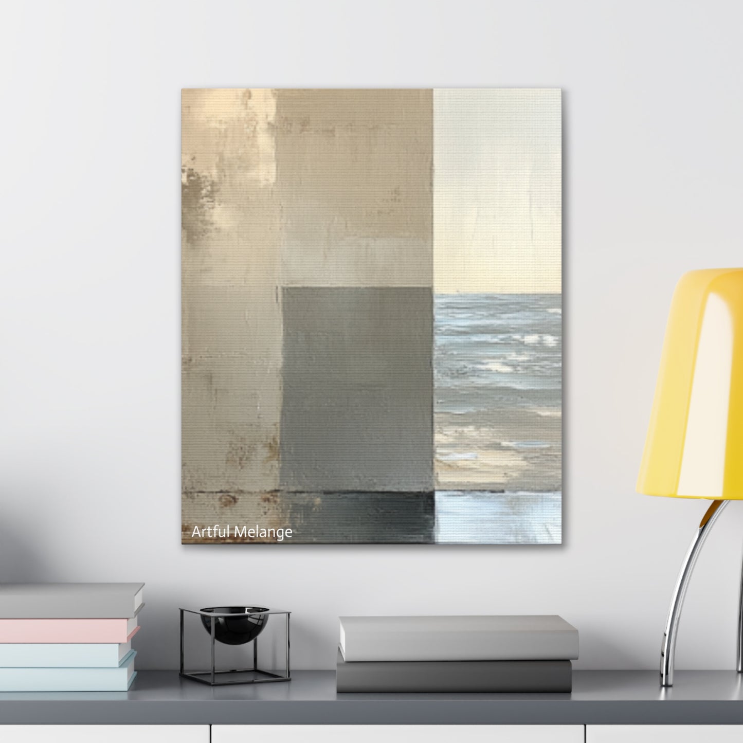 Acrylic Abstract Canvas Print - Richly Textured Artistry