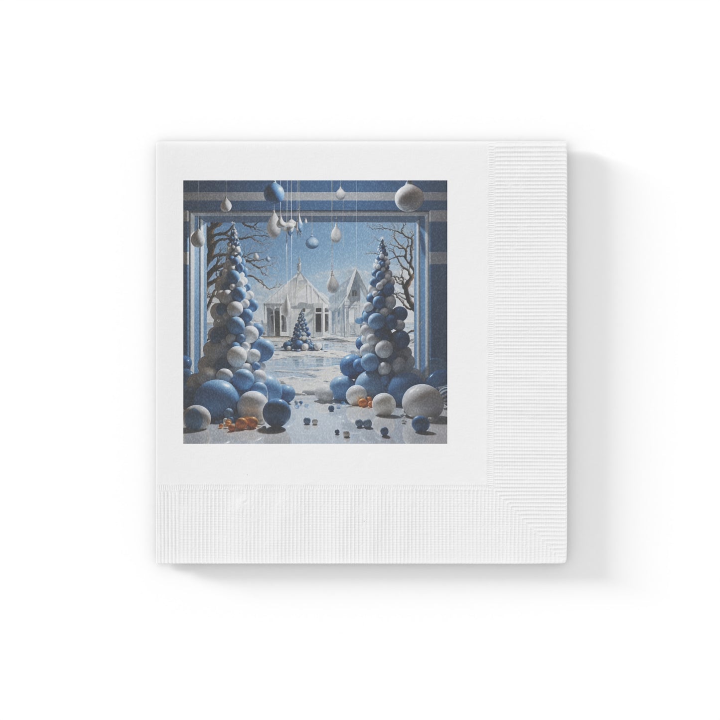Dynamic Holiday Napkins for Sophisticated Living Spaces