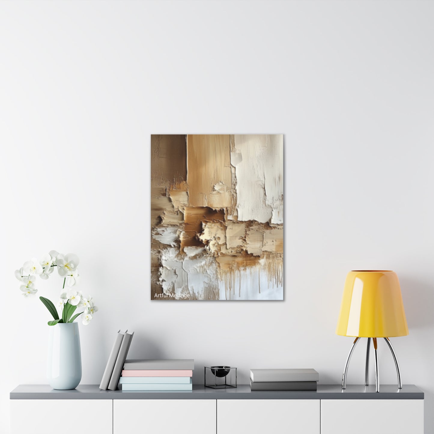 Acrylic Abstract Canvas Print - Richly Textured Artistry
