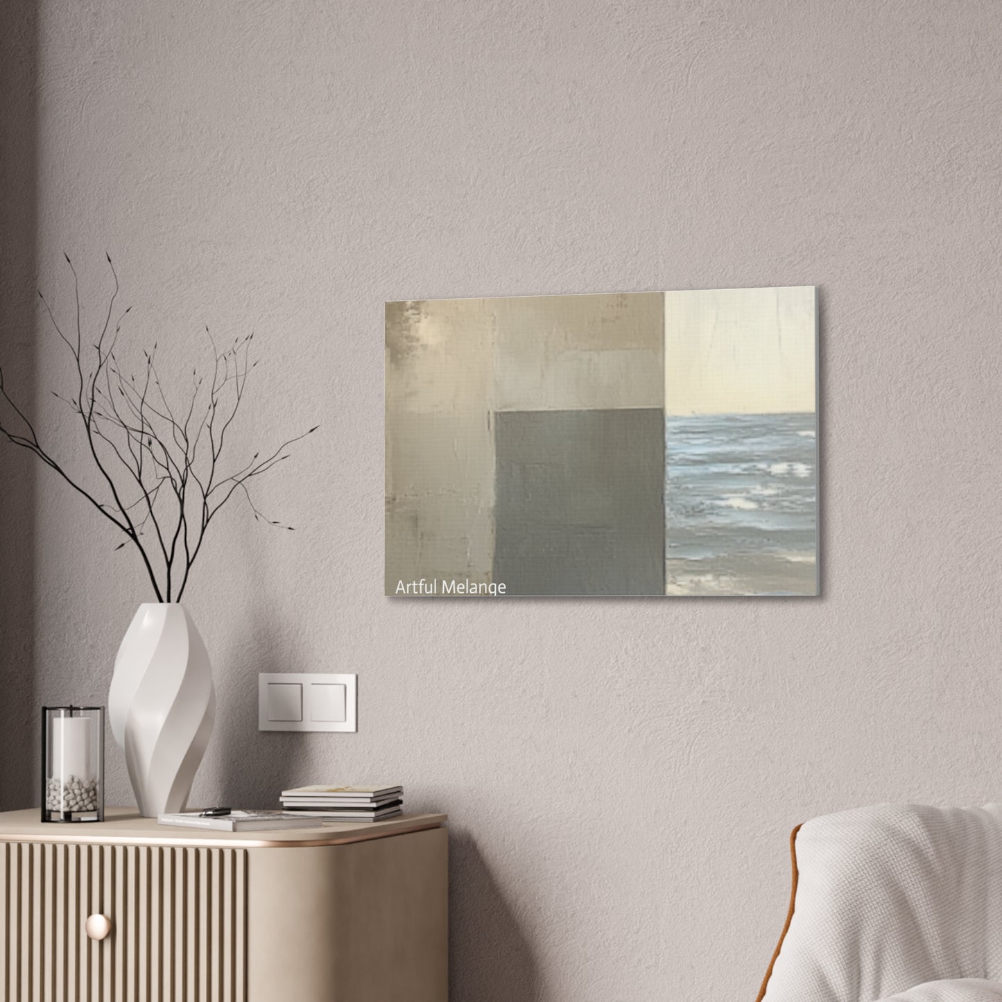 Acrylic Abstract Canvas Print - Richly Textured Artistry