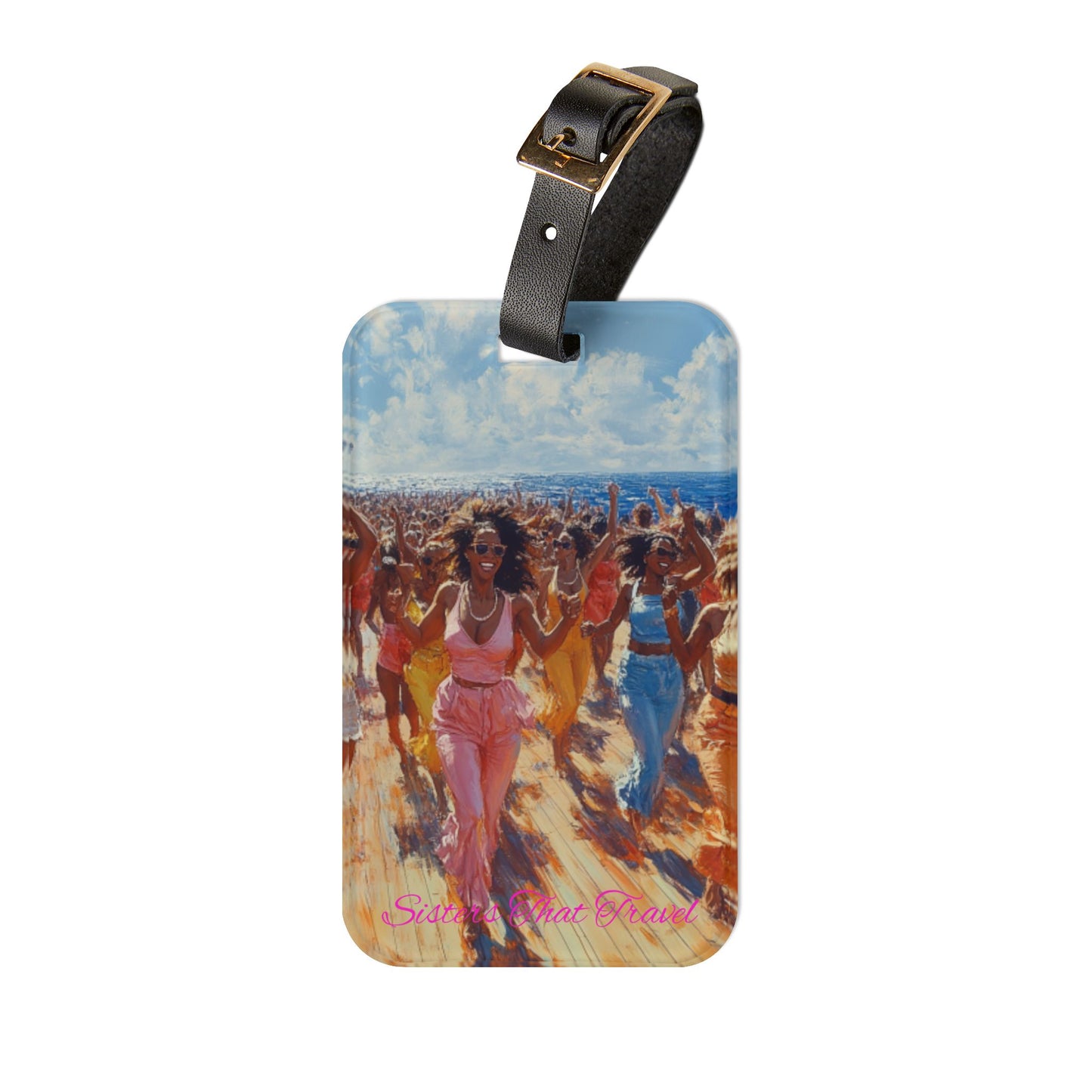 Art Voyage Sisters That Travel Luggage Tag Collection
