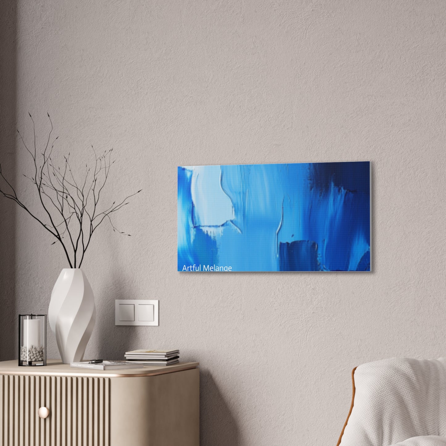 Acrylic Abstract Canvas Print - Richly Textured Artistry