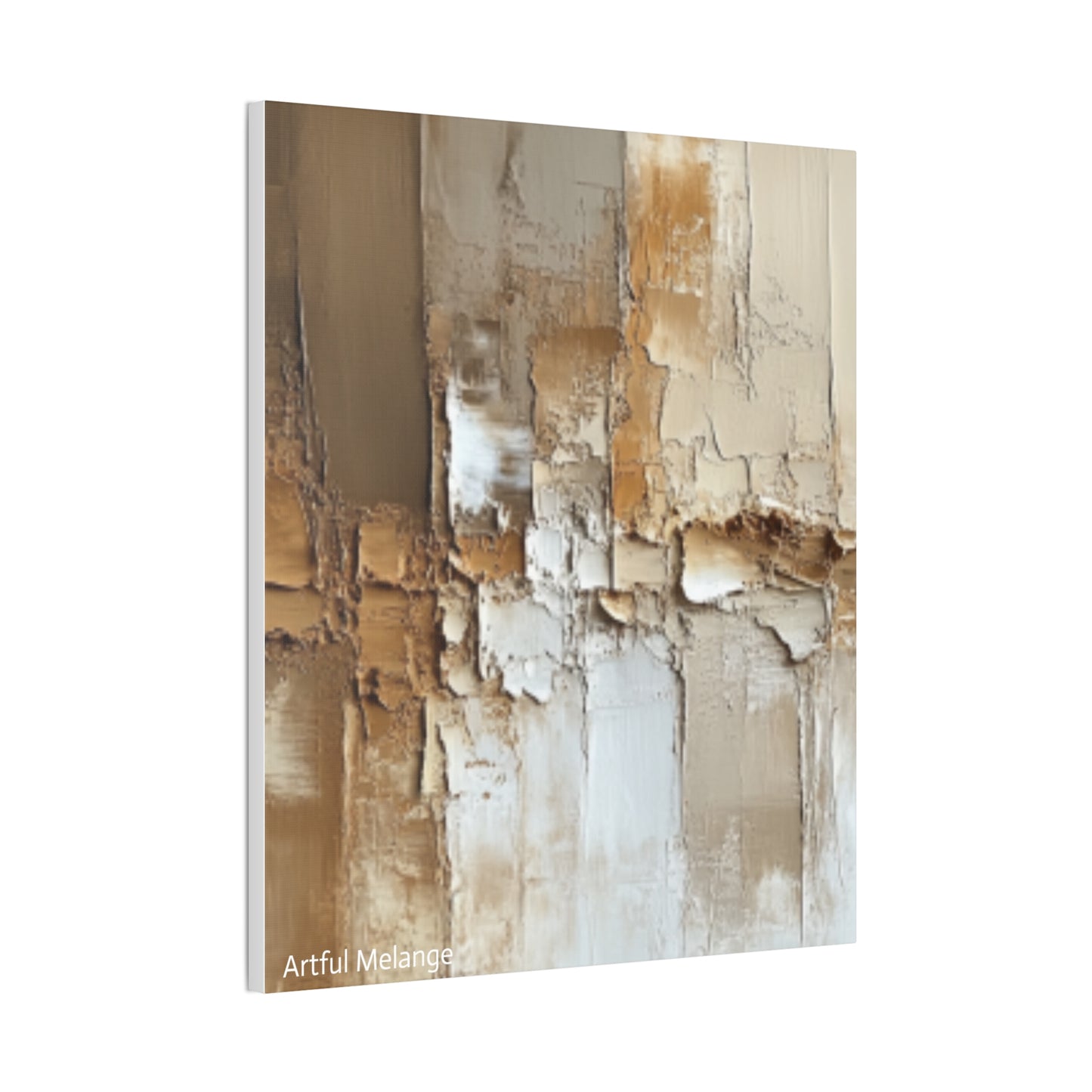 Acrylic Abstract Canvas Print - Richly Textured Artistry