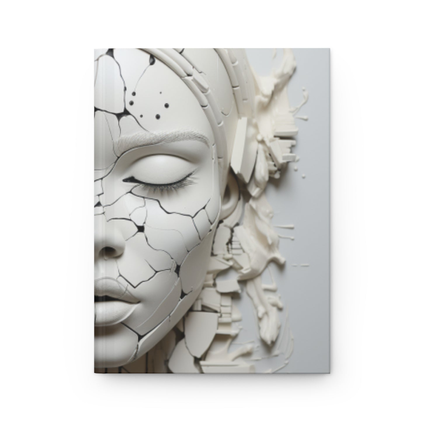 Elegance In Black: Melanated Hardcover Journal