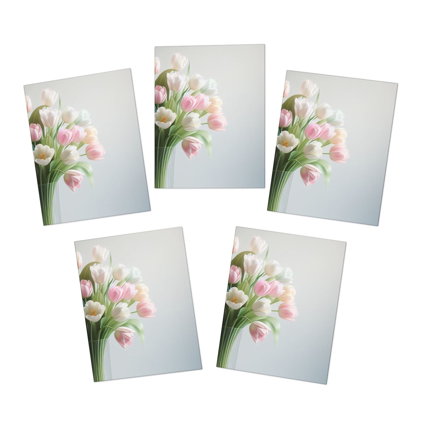 Blossoming Love Mother's Day Note Card Set(5-Pack)