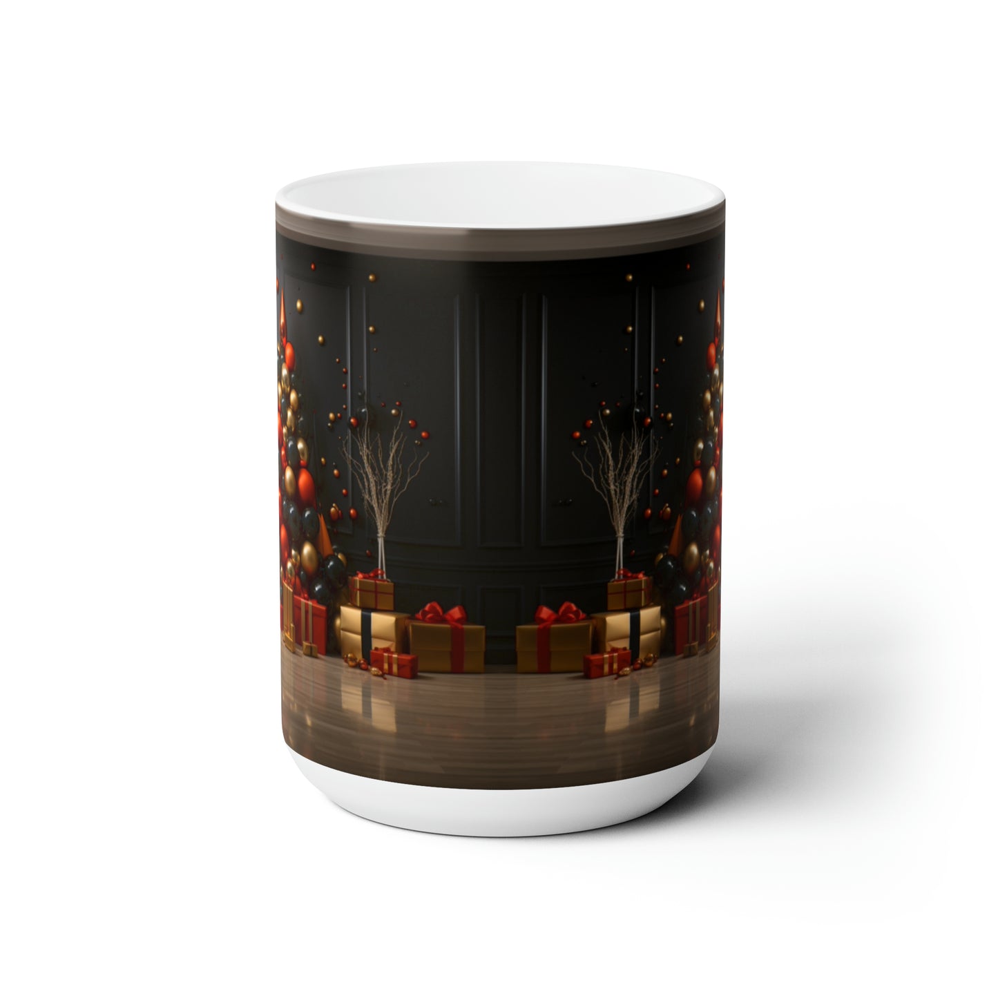 Cozy Holiday Mugs: Embrace the Season with Our Festive Living Scenes 15oz