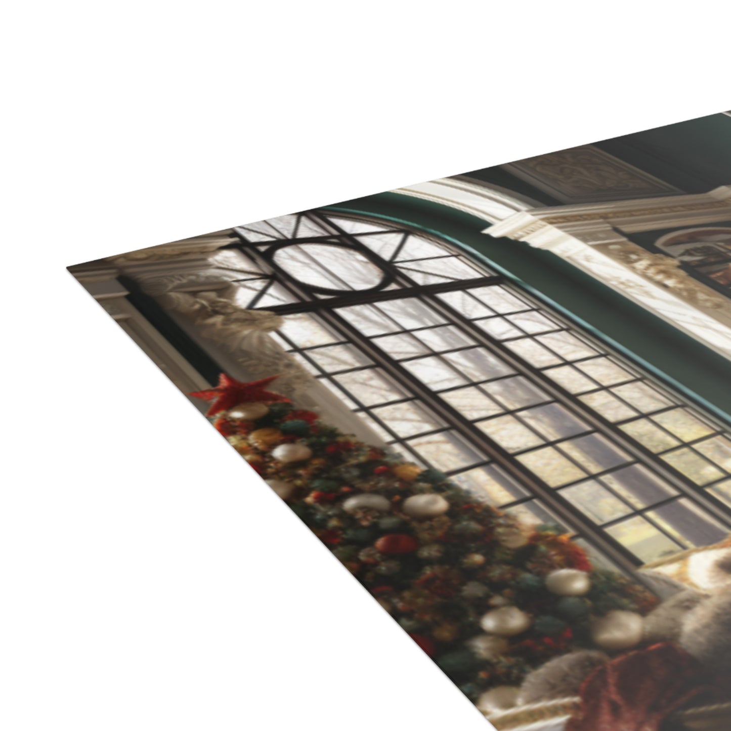 Regal Radiance: Opulent Christmas Greeting Cards
