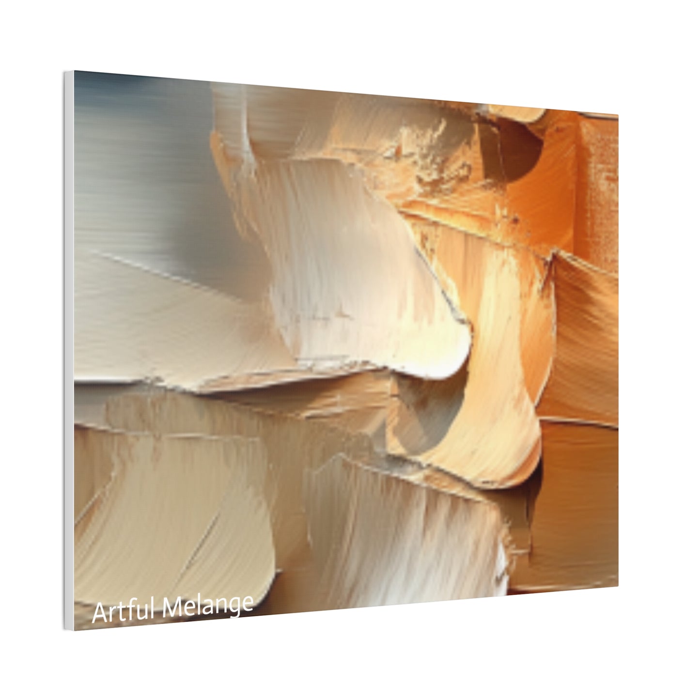 Acrylic Abstract Canvas Print - Richly Textured Artistry