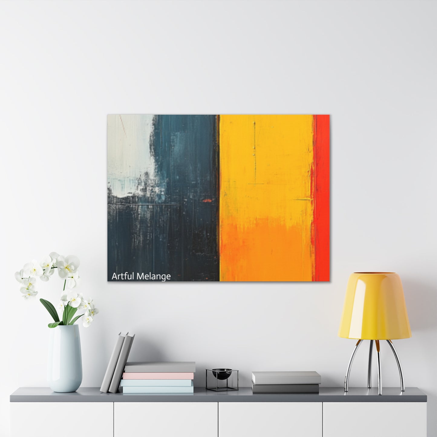 Acrylic Abstract Canvas Print - Richly Textured Artistry