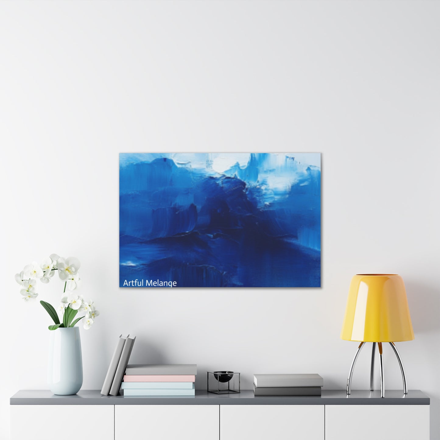 Acrylic Abstract Canvas Print - Richly Textured Artistry