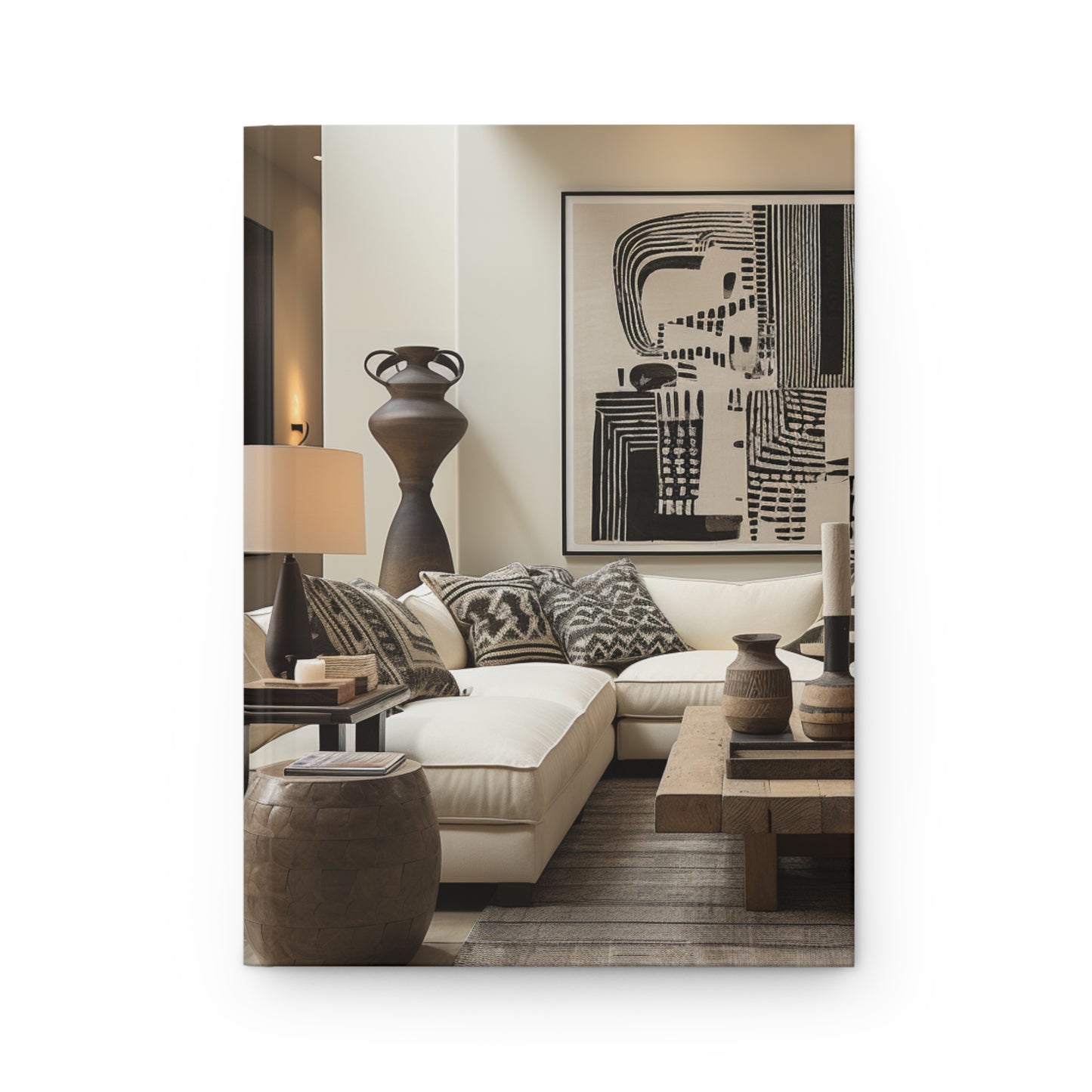 Essence of African Mud Cloth Hardcover Journal