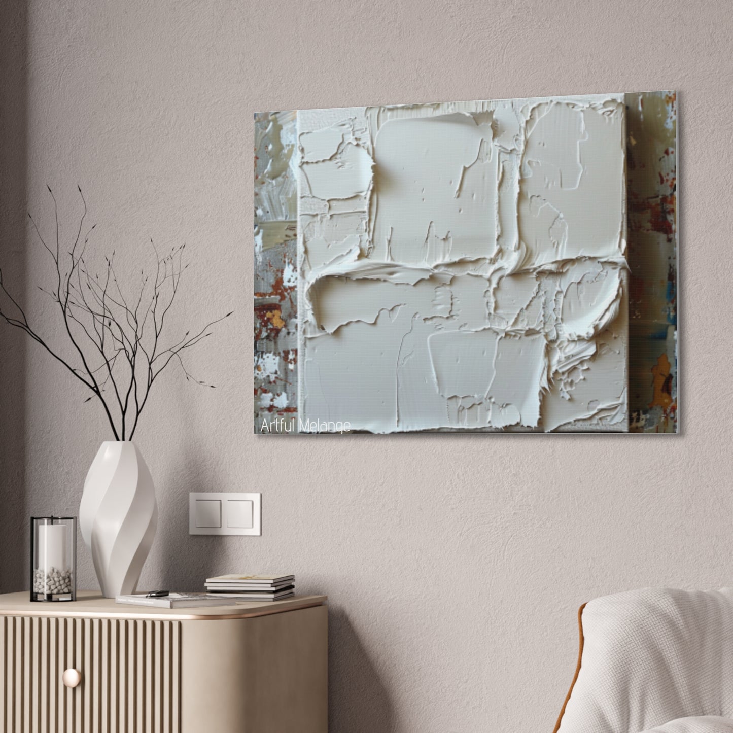 Primary Elegance: A Symphony of Sophistication Canvas Print