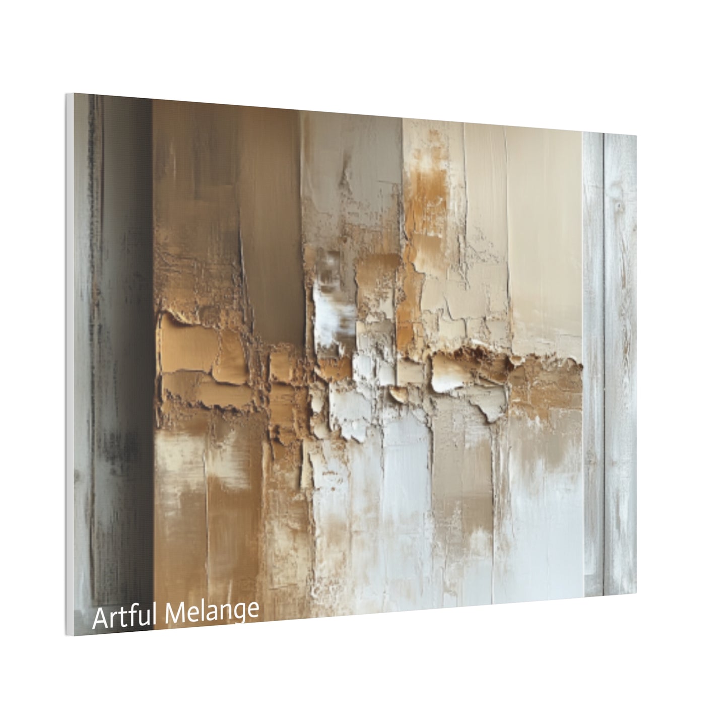 Acrylic Abstract Canvas Print - Richly Textured Artistry