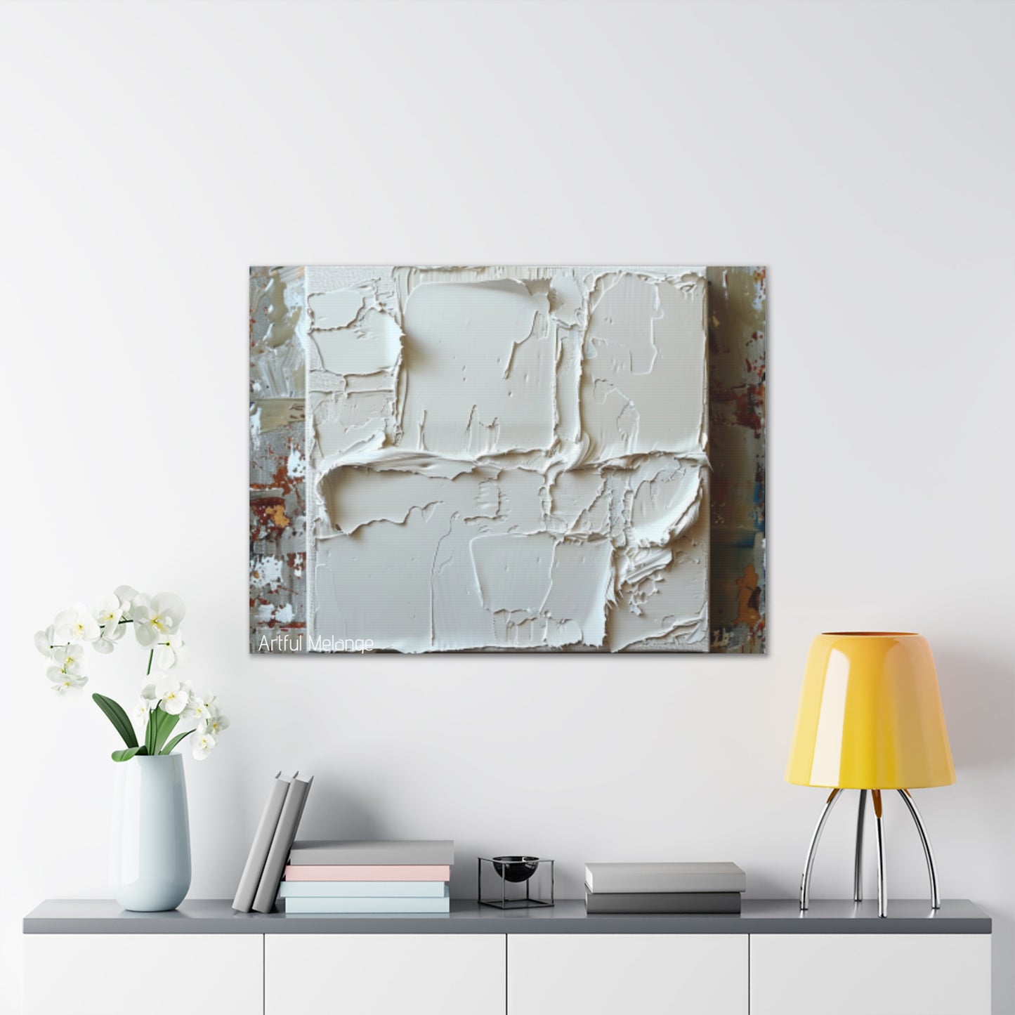 Primary Elegance: A Symphony of Sophistication Canvas Print