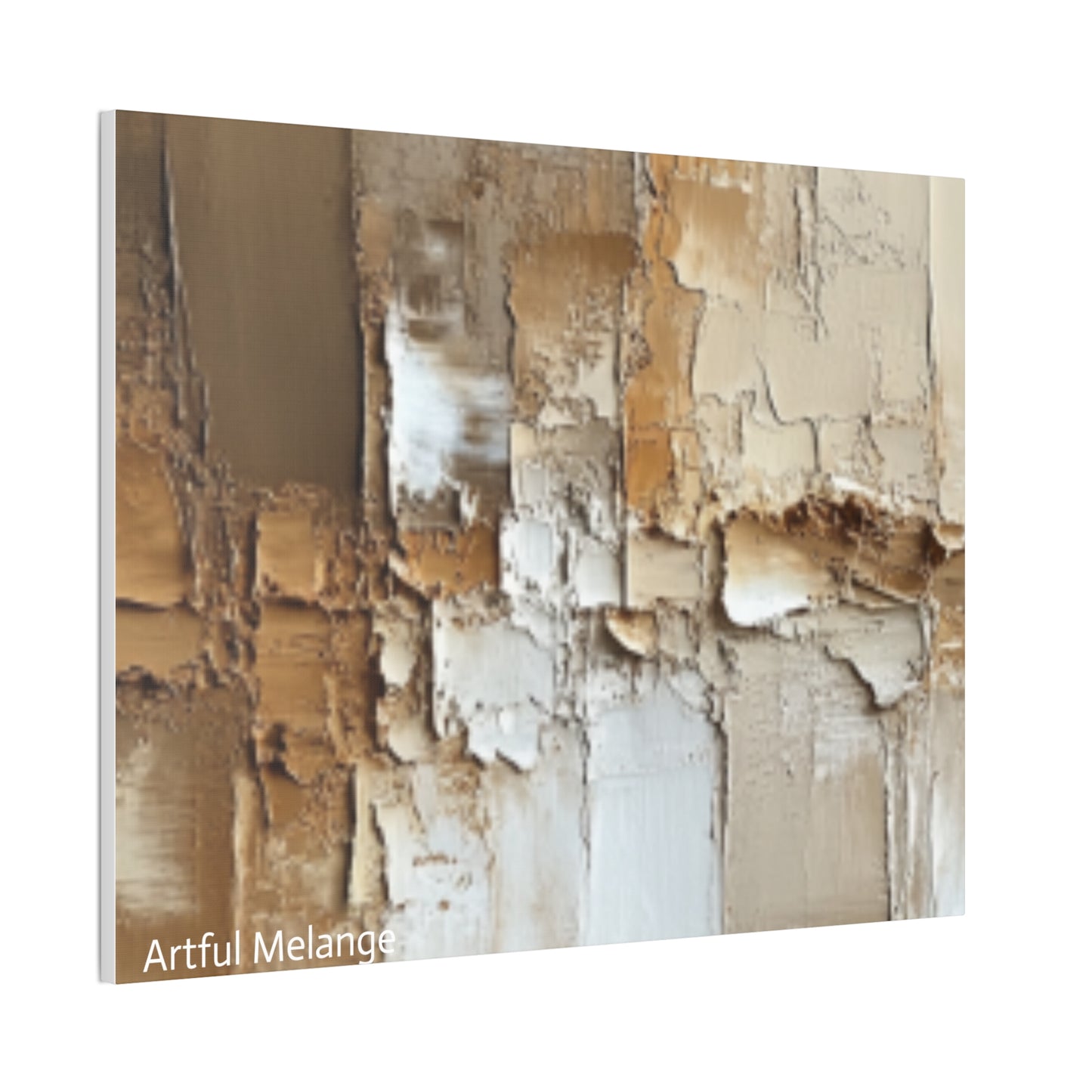 Acrylic Abstract Canvas Print - Richly Textured Artistry