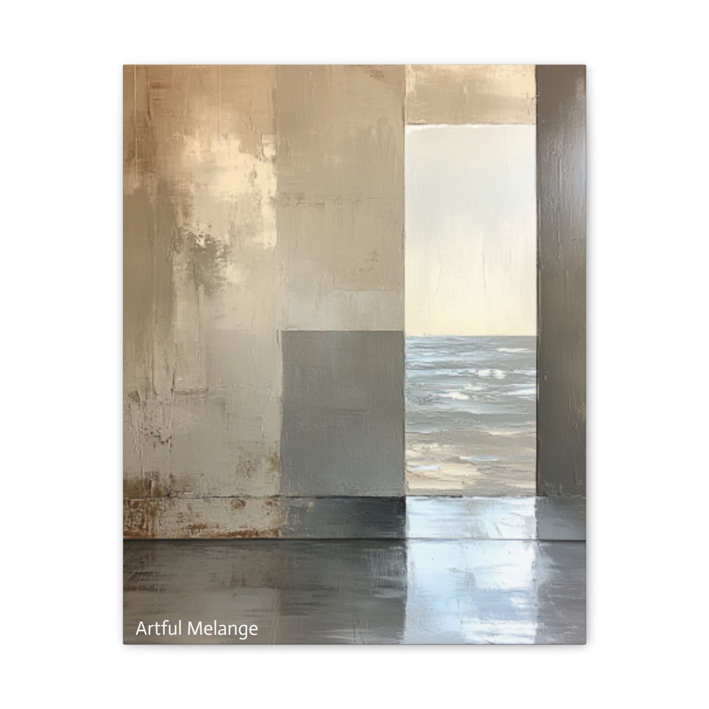 Acrylic Abstract Canvas Print - Richly Textured Artistry