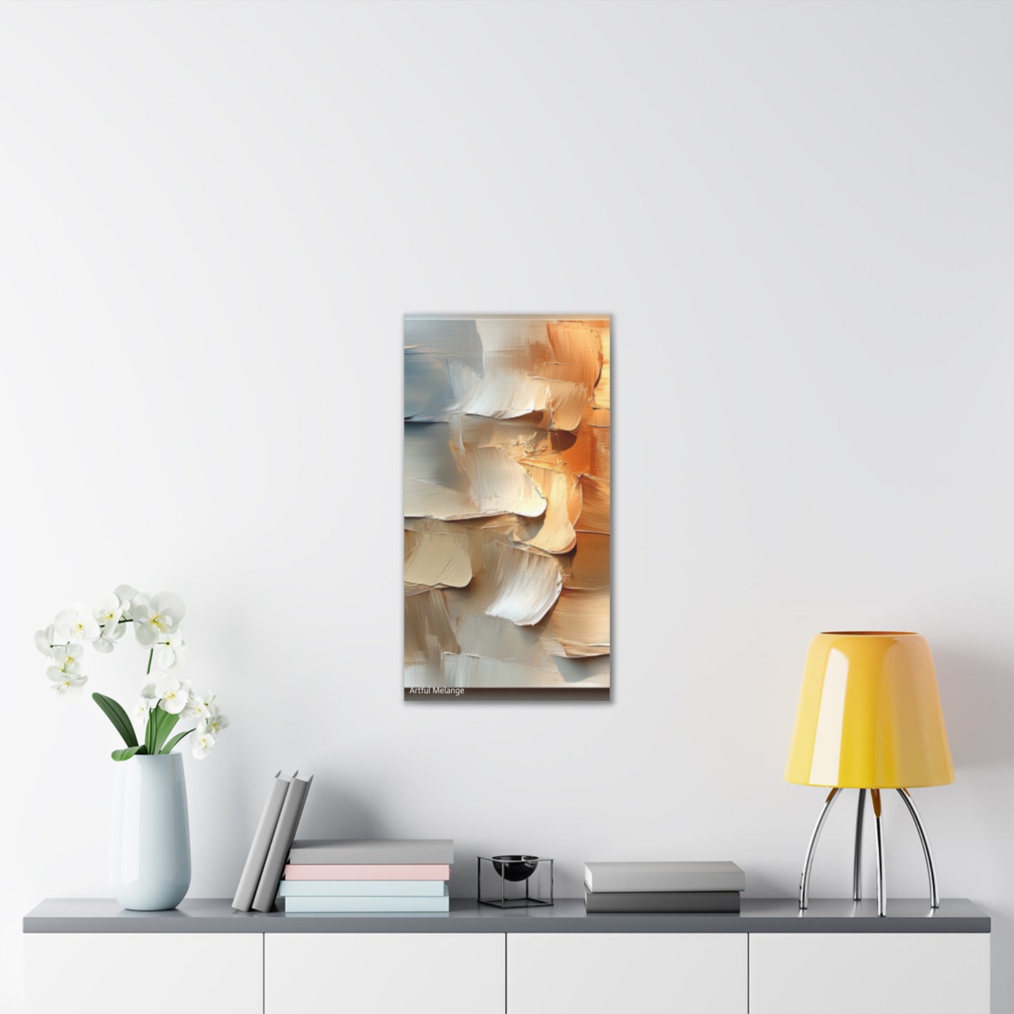 Acrylic Abstract Canvas Print - Richly Textured Artistry