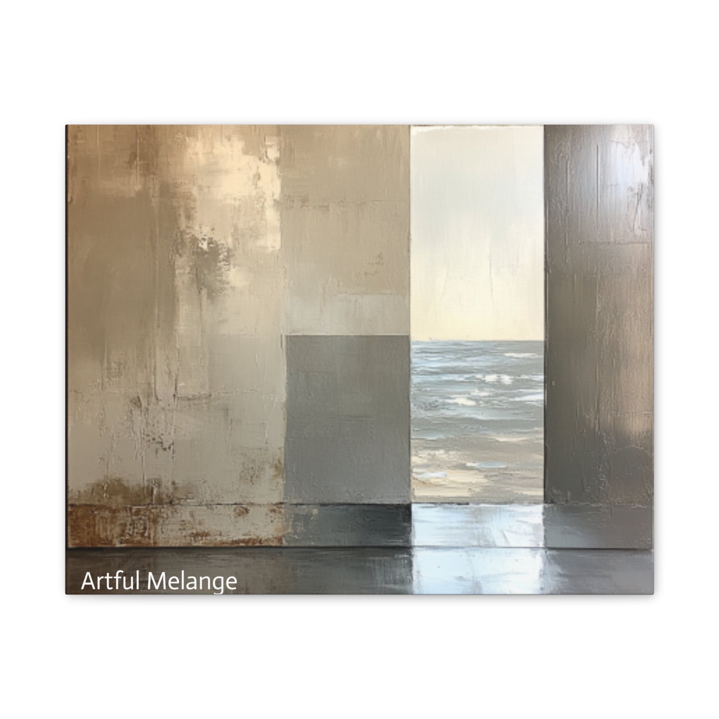 Acrylic Abstract Canvas Print - Richly Textured Artistry