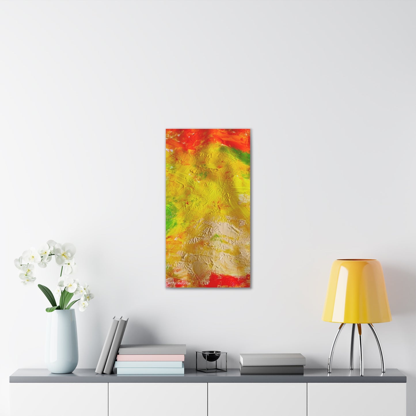 Acrylic Abstract Canvas Print - Richly Textured Artistry