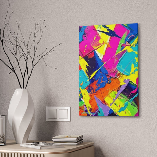 Acrylic Abstract Canvas Print - Richly Textured Artistry